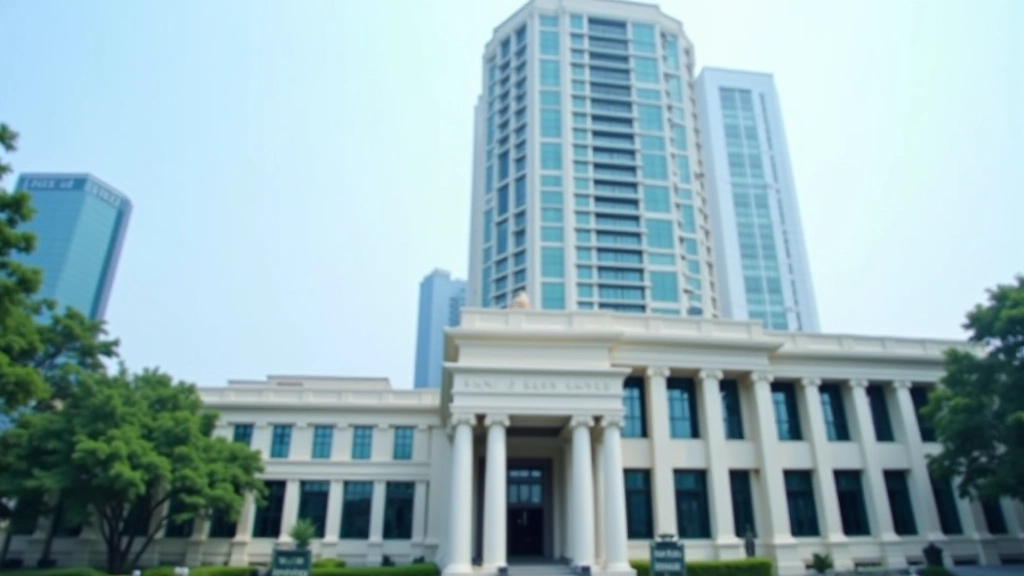 Bank Negara Malaysia building exterior showing official headquarters architecture