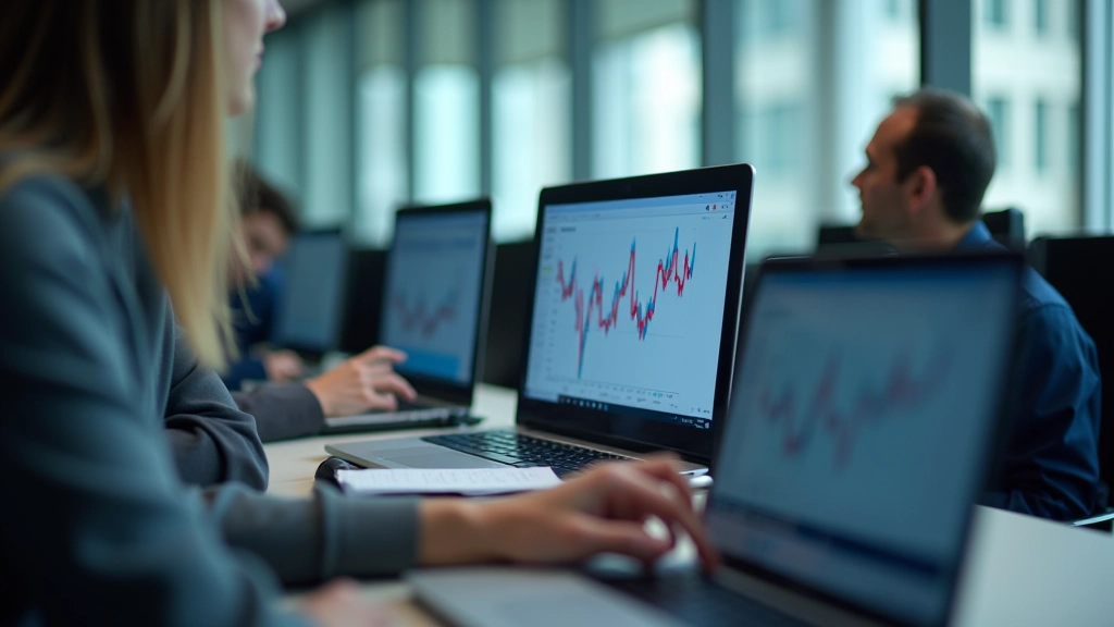 Our team analyzing currency market data and economic indicators